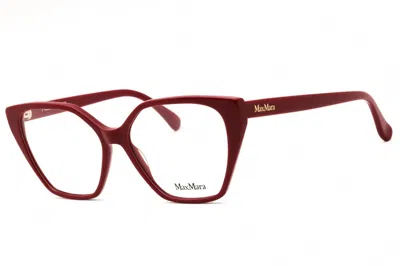 Max Mara Mm5085 066 Shiny Red 55mm In Yellow