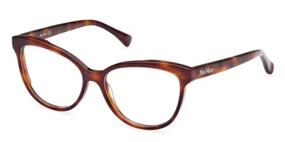 Max Mara Mm5093 Women's Glasses, Tortoiseshell, Size 54 In Brown