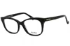 Max Mara Mm5095 Rectangular Acetate Eyeglasses In Transparent