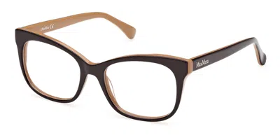 Max Mara Mm5094 Women's Glasses, Black, Size 52 In Pattern