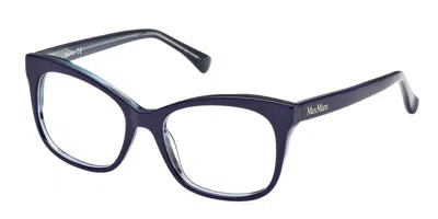 Max Mara Mm5094 Women's Glasses, Blue, Size 52 In Pink