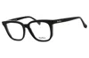 Max Mara Mm5095 Rectangular Acetate Eyeglasses In Transparent