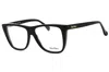 Max Mara Mm5096 Rectangular Acetate Eyeglasses In Black