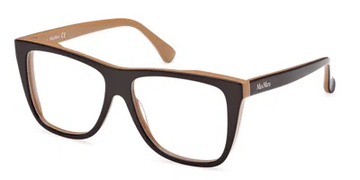 Max Mara Mm5096 Women's Glasses, Black, Size 54 In Brown