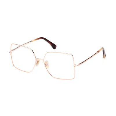 Max Mara Mm5098-h 033 Pink Gold 55mm In Transparent