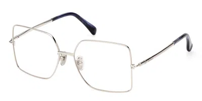 Max Mara Mm5098-h Women's Glasses, Silver, Size 55 In Metallic
