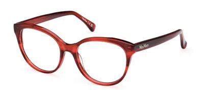 Max Mara Mm5102 Women's Glasses, Red, Size 52