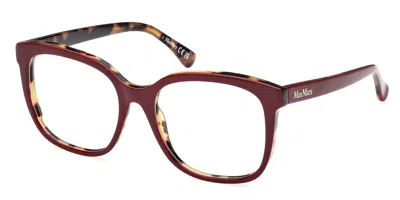 Max Mara Mm5103 Women's Glasses, Tortoiseshell, Size 53 In Red