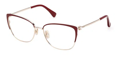 Max Mara Mm5106 032 Women's Glasses Gold Size 55 - Free Lenses - Blue Light Block Available In Neutral