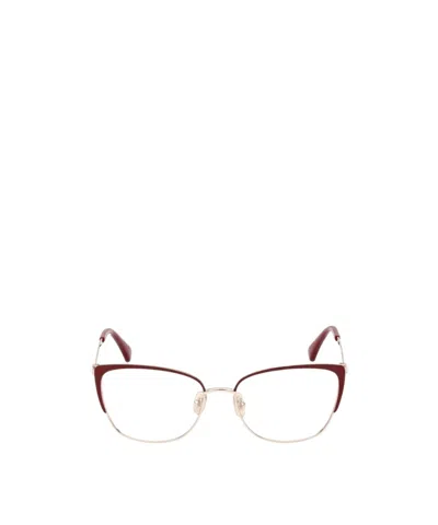 Max Mara Mm5106 Semi-rim Cat-eye Glasses In Multi