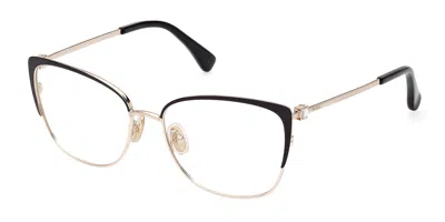 Max Mara Mm5106 Women's Glasses, Gold, Size 55 In Multi