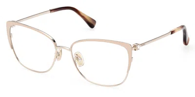 Max Mara Mm5106 Women's Glasses, Rose-gold, Size 55