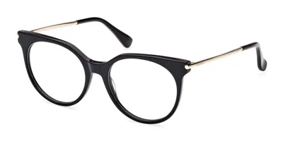 Max Mara Mm5107 Women's Glasses, Black, Size 53