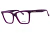Max Mara Ladies Multi-color Rectangular Eyeglass Frames Mm5111 In Purple