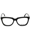 Max Mara Mm5115 Rectangular Eyeglasses For Women In Transparent