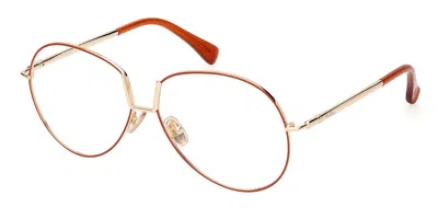 Max Mara Mm5119 Women's Glasses, Orange, Size 57
