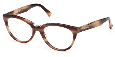 Max Mara Mm5132 Women's Glasses, Brown, Size 53 In Multi