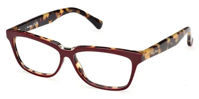 Max Mara Mm5133 68 Women's Glasses Red Size 54 - Free Lenses - Blue Light Block Available In White