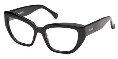 Max Mara Mm5135 1 Women's Glasses Black Size 53 - Free Lenses - Blue Light Block Available In White