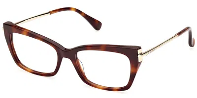 Max Mara Mm5137 52 Women's Glasses Tortoiseshell Size 53 - Free Lenses - Blue Light Block Available In Pink