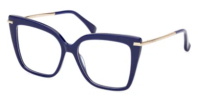 Max Mara Mm5144 Women's Glasses, Blue, Size 54