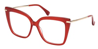 Max Mara Mm5144 Women's Glasses, Red, Size 54