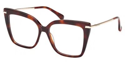 Max Mara Mm5144 Women's Glasses, Tortoiseshell, Size 54 In Brown