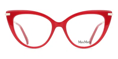 Max Mara Mm5145 066 Women's Glasses Red Size 52 - Free Lenses - Blue Light Block Available In White
