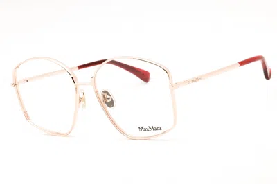 Max Mara Mm5146 Eyeglasses In Rose Gold