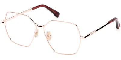 Max Mara Mm5154 Women's Glasses, , Size 56 In Gold