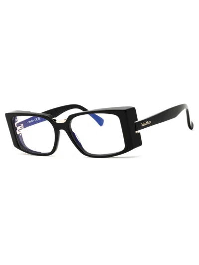 Max Mara Mm5157-b Eyeglasses In 066 - Shiny Red/clear Demo Lens