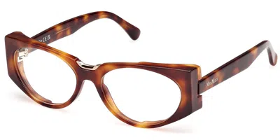 Max Mara Mm5158 Women's Glasses, , Size 54 In Brown