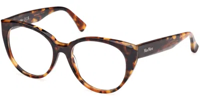 Max Mara Mm5161 Women's Glasses, , Size 53 In Brown