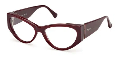 Max Mara Mm5174 Women's Glasses, Burgundy, Size 55