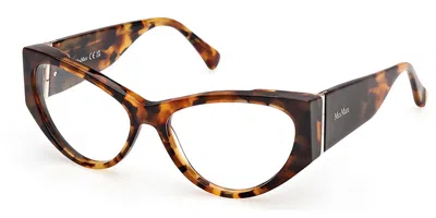 Max Mara Mm5174 Women's Glasses, Tortoiseshell, Size 55 In Red