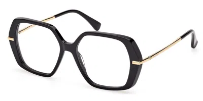 Max Mara Mm5175 001 Occhiali Da Vista Neri Per Donna (solo Montatura)