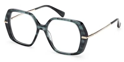 Max Mara Mm5175 098 Occhiali Da Vista Verdi Per Donna (solo Montatura) In Green