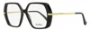 Max Mara Mm5175 Geometric Acetate Eyeglasses In Multi