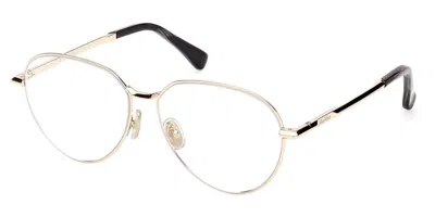 Max Mara Mm5178 032 Women's Glasses Gold Size 56 - Free Lenses - Blue Light Block Available