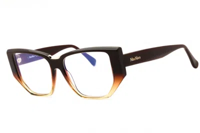 Max Mara Mm5179b Cat Eye Acetate Frame Eyeglasses In Brown