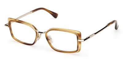 Max Mara Mm5186 050 Women's Glasses Brown Size 53 - Free Lenses - Blue Light Block Available