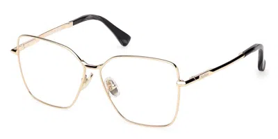 Max Mara Mm5187 032 Occhiali Da Vista Oro Per Donna (solo Montatura) In Gold