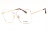 Max Mara Mm5098h Rectangular Metal Eyeglasses In Multi