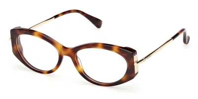 Max Mara Mm5204 052 Occhiali Da Vista Tartarugatishell Per Donna (solo Montatura) In Multi