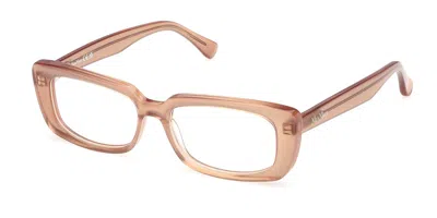 Max Mara Mm5209 045 Occhiali Da Vista Rosa Per Donna (solo Montatura) In Gray