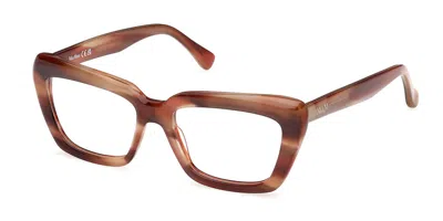 Max Mara Mm5210 068 Occhiali Da Vista Arancioni Per Donna (solo Montatura)