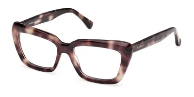 Max Mara Mm5210 055 Women's Glasses Tortoiseshell Size 52 - Free Lenses - Blue Light Block Available In Brown