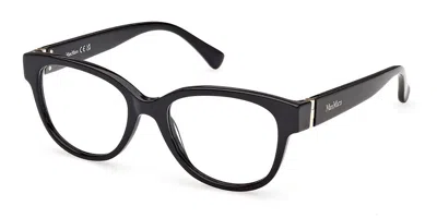 Max Mara Mm5229 001 Women's Glasses  Size 52 - Free Lenses - Blue Light Block Available In Black