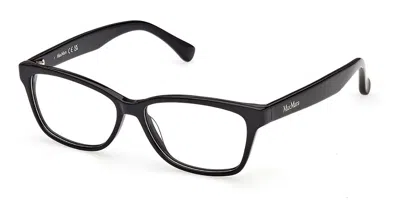 Max Mara Mm5237 001 Women's Glasses  Size 52 - Free Lenses - Blue Light Block Available In Black