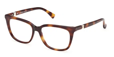 Max Mara Mm5239 052 Women's Glasses  Size 52 - Free Lenses - Blue Light Block Available In Brown